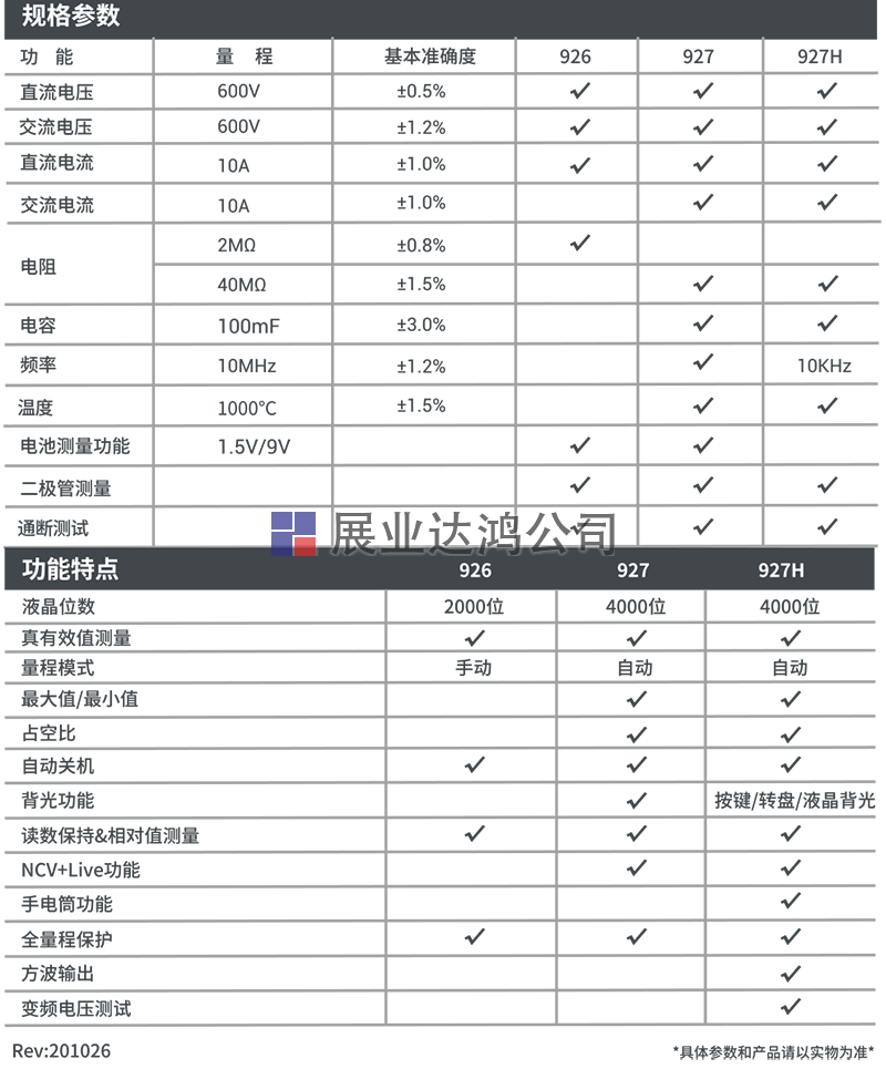 DT-926自動(dòng)量程真有效值數(shù)字萬用表